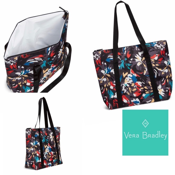 Vera Bradley Splash Floral Cooler NWT Tote Bag 19 ¼" x 14 ¾" x 6 ¼" - Picture 6 of 7